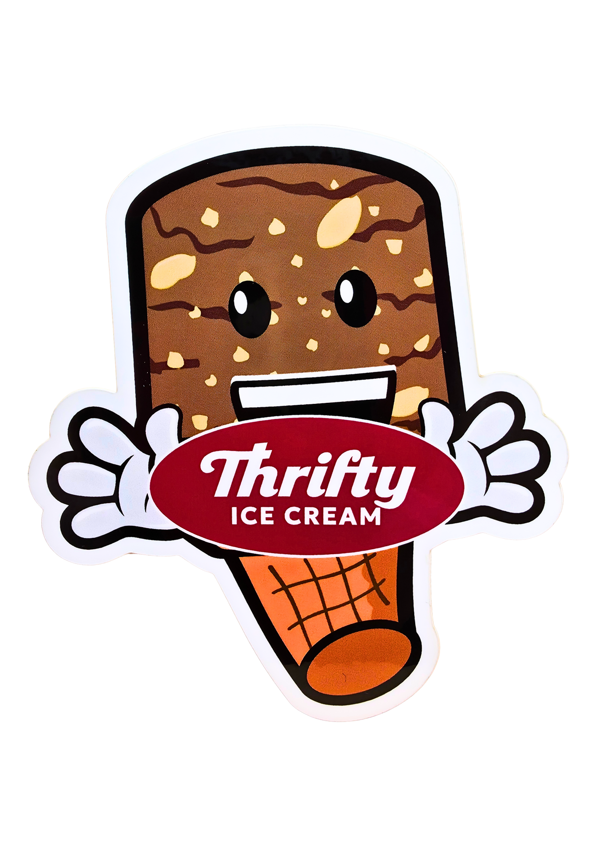 Thrifty Cone Boy Stickers