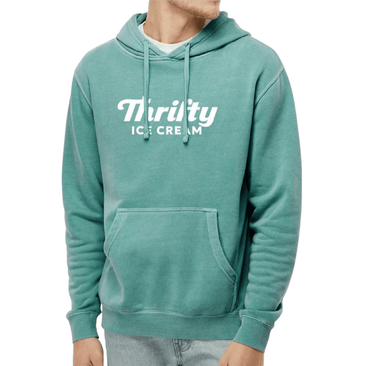 Thrifty Logo Sweatshirt - Light Green