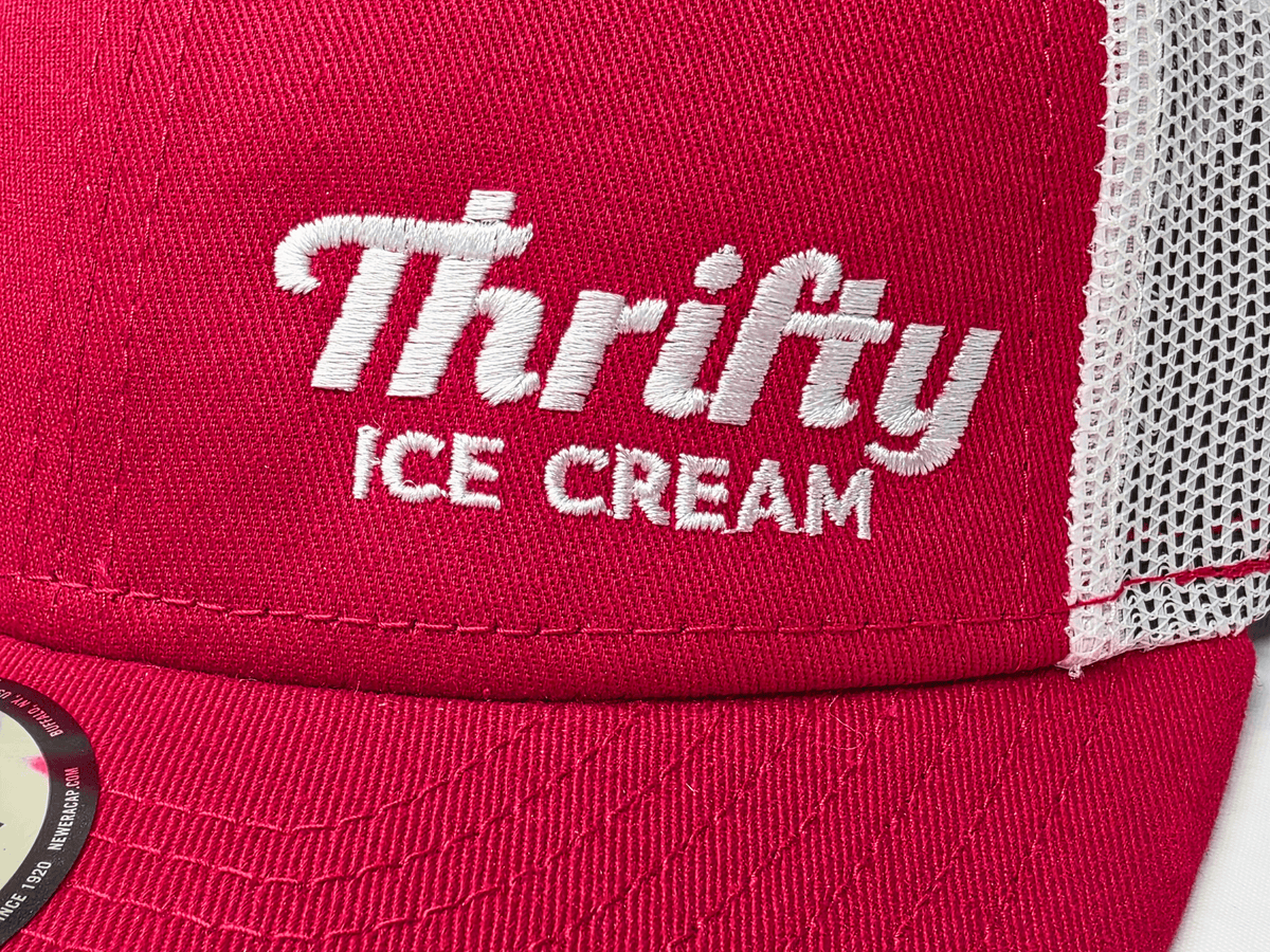 Thrifty Ice Cream Red & White Snapback