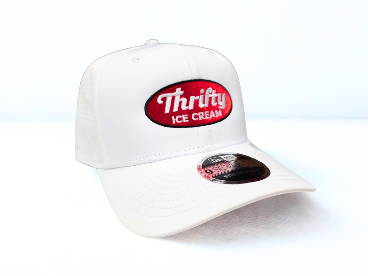 Thrifty Ice Cream White Snapback Hat – Classic Edition