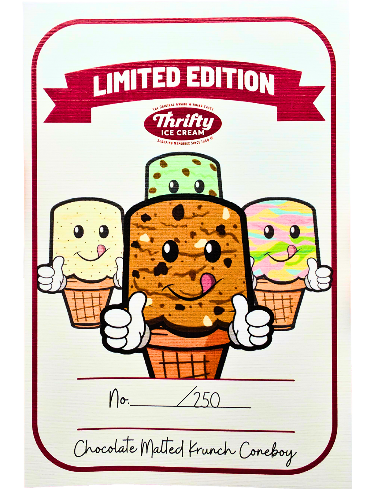 Limited Edition Coneboy Plushies