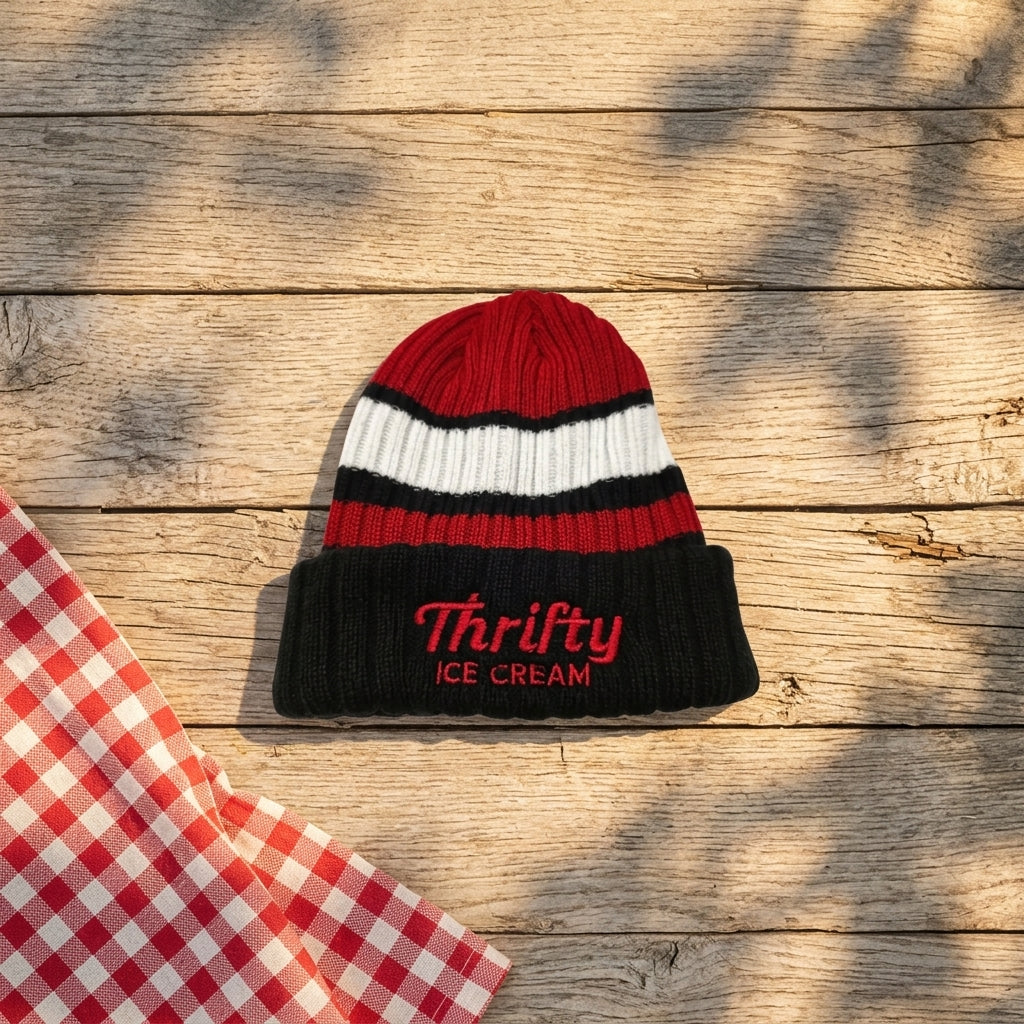 Thrifty Colorblock Cuffed Beanie