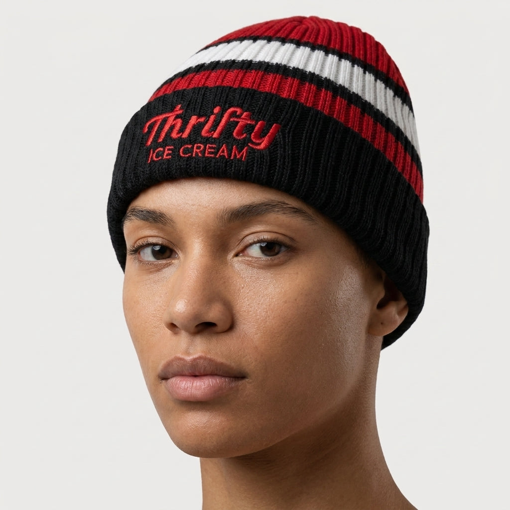 Thrifty Colorblock Cuffed Beanie