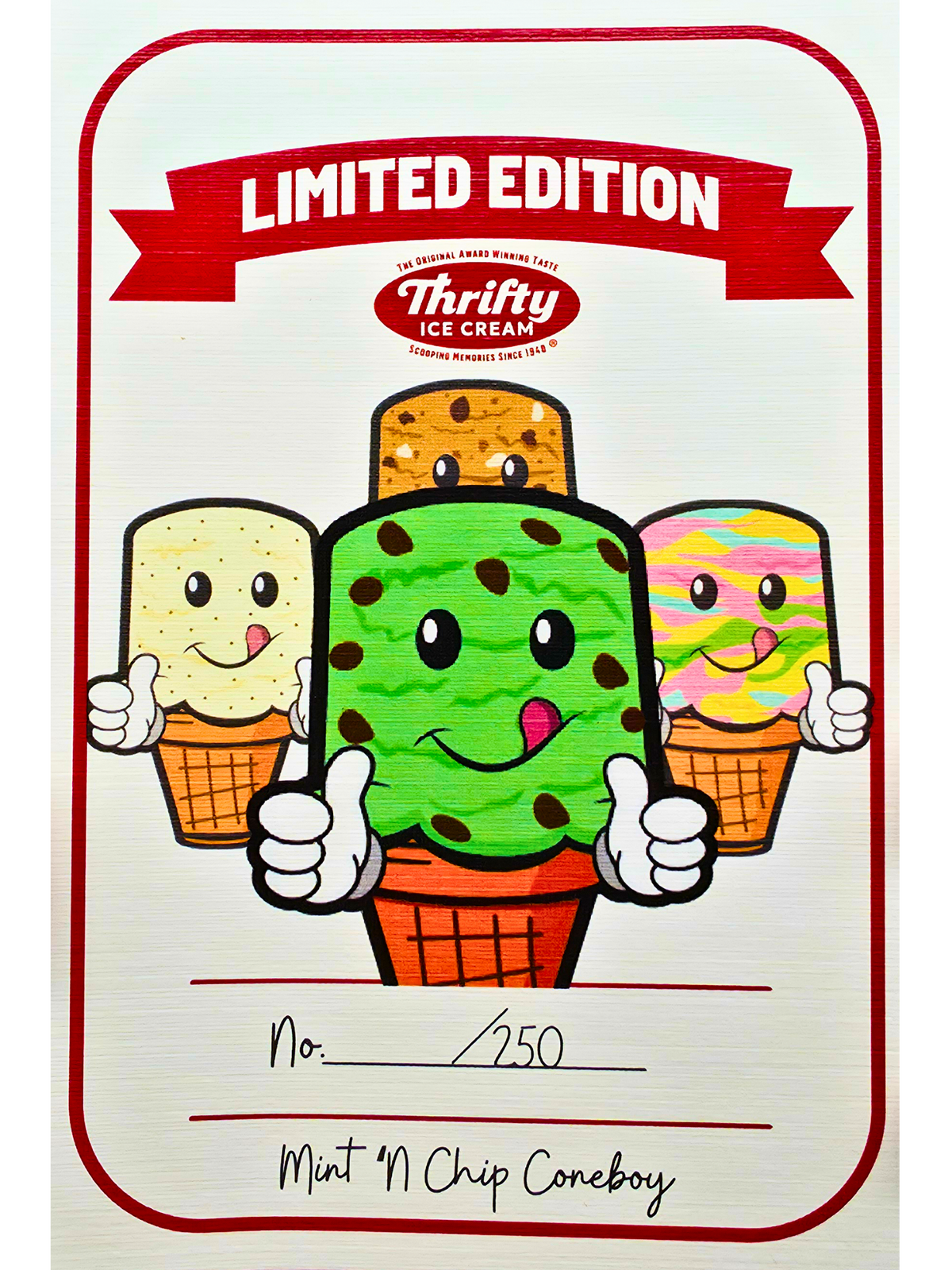 Limited Edition Coneboy Plushies