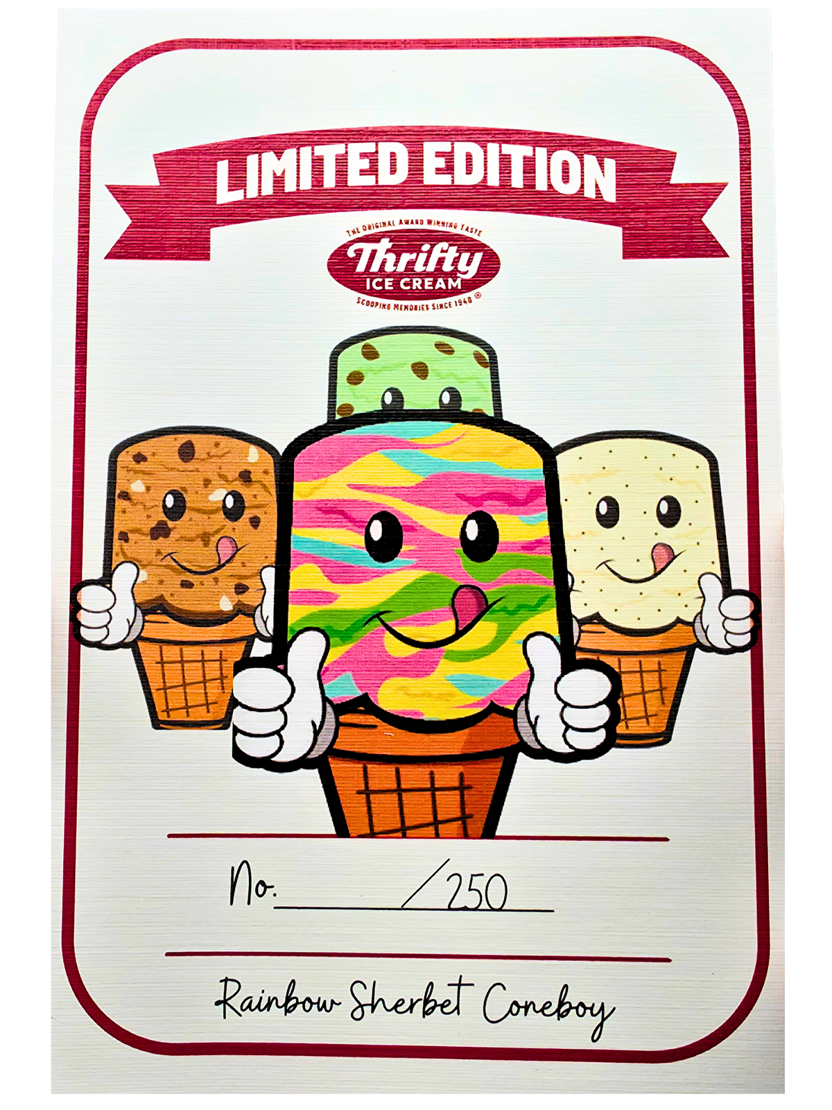 Limited Edition Coneboy Plushies