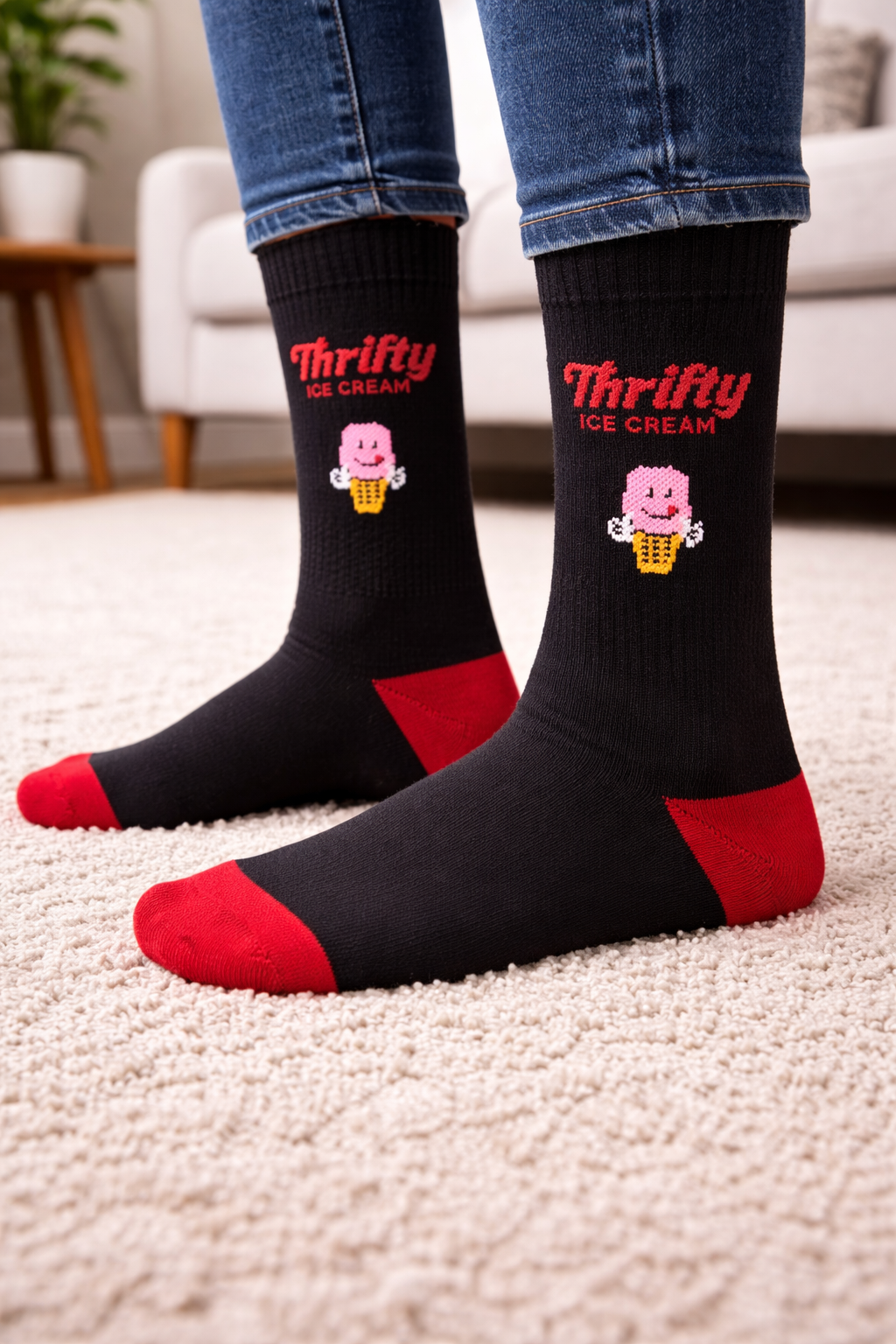 Thrifty Crew Sport Socks